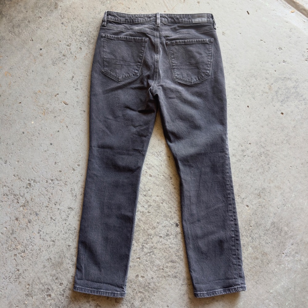 American Eagle Skinny Jeans Womens 12 Regular Washed Black Stretch Denim 2025 - Picture 8 of 8